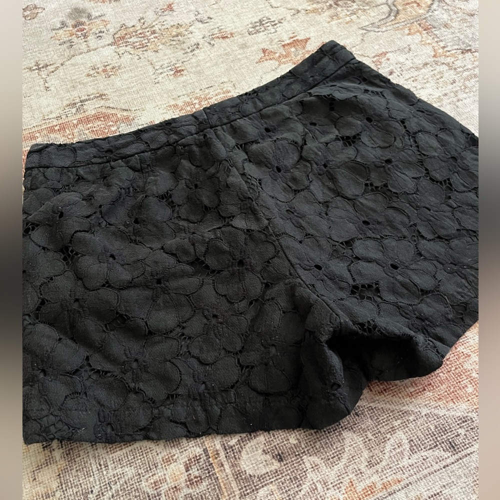 LC Lauren Conrad Black Lace Women Shorts - Picture 6 of 7
